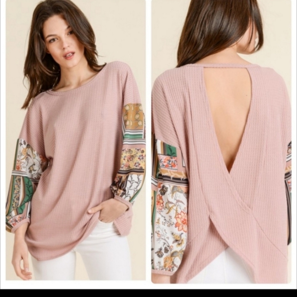 Pink Keyhole Back Top